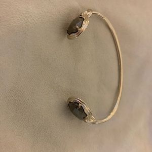 Kendra Scott Andy Pinch Gold Cuff Bracelet Pyrite